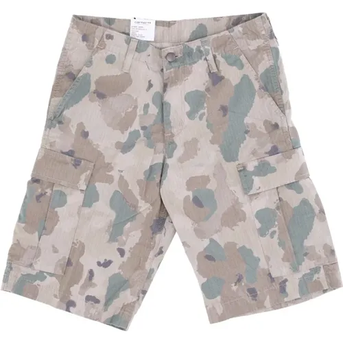 Camo Cargo Shorts Regular Fit , Herren, Größe: W33 - Carhartt WIP - Modalova