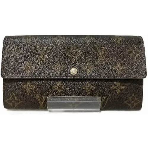 Pre-owned Canvas wallets , female, Sizes: ONE SIZE - Louis Vuitton Vintage - Modalova