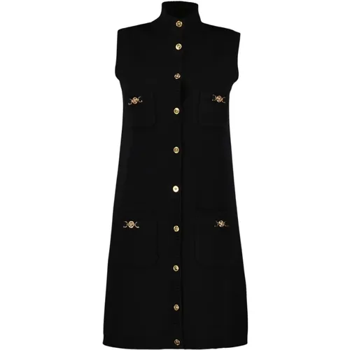 Cashmere Dress Sleeveless Classic Design , female, Sizes: 2XS, XS - Versace - Modalova