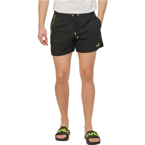 Logo Boxer Shorts with Drawstring , male, Sizes: XL, M, 2XL, L - Emporio Armani EA7 - Modalova