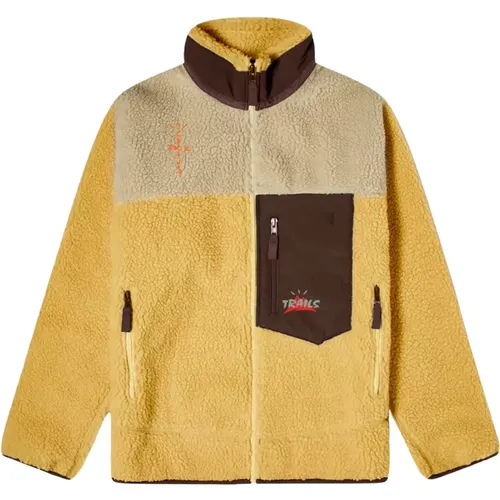 Limitierte Auflage Sherpa-Jacke Gold , Herren, Größe: L - Travis Scott - Modalova