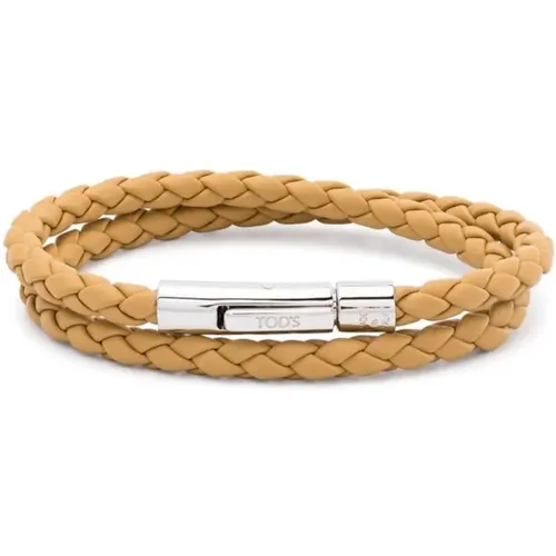 Woven Wraparound Strap Jewelry , male, Sizes: ONE SIZE - TOD'S - Modalova