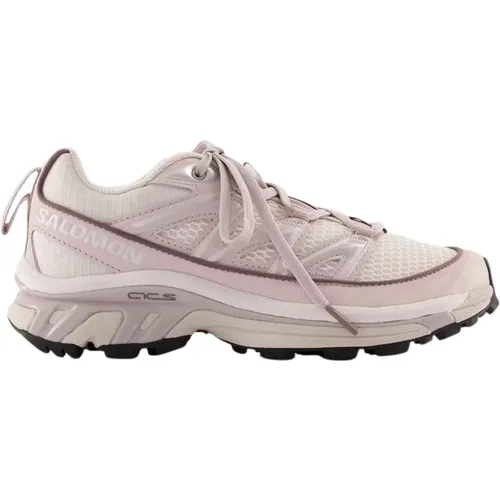 Lila Synthetik Sneakers mit Wildgummisohle , Damen, Größe: 36 1/2 EU - Salomon - Modalova