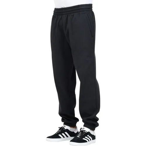 Schwarze Sportliche Waffel Essentials Hose - adidas Originals - Modalova