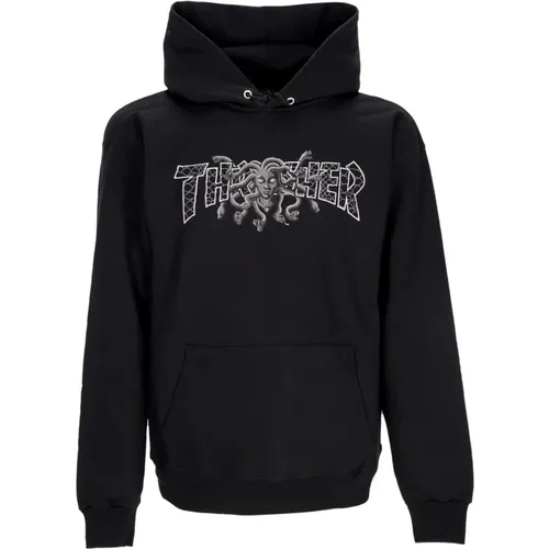 Medusa Hoodie with Kangaroo Pocket , unisex, Sizes: XL, S - Thrasher - Modalova