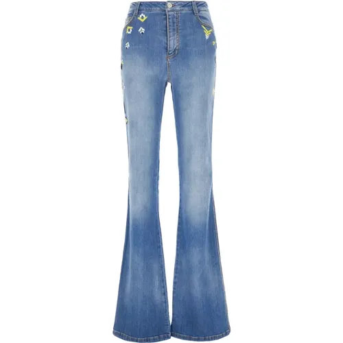Klassische Denim Jeans für den Alltag , Damen, Größe: M - Ermanno Scervino - Modalova