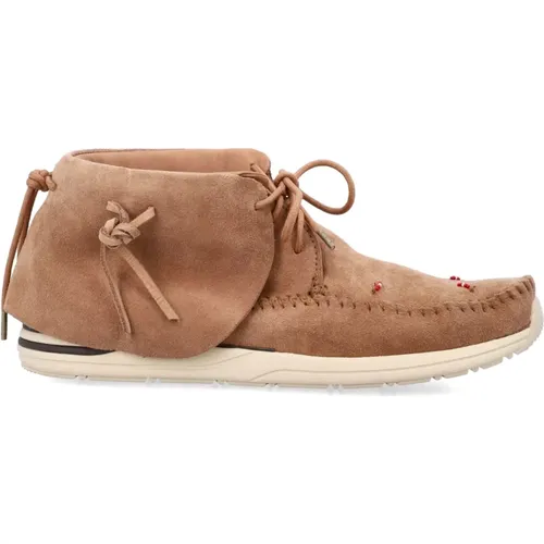 Camel Sneakers Lhamo-Folk Style , male, Sizes: 8 UK, 10 UK, 9 UK - visvim - Modalova