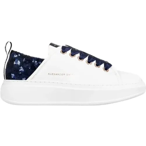 Wembley Woman Blue Sneakers , Damen, Größe: 36 EU - Alexander Smith - Modalova