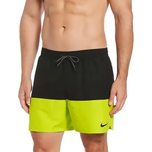 Farbblock Badehose für Herren , Herren, Größe: L - Nike - Modalova