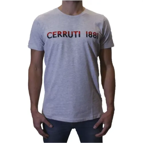 Stretch Logo TShirt - Gimignano , Herren, Größe: S - Cerruti 1881 - Modalova