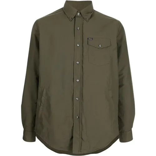 Button-down long-sleeve shirt , male, Sizes: S - Ralph Lauren - Modalova