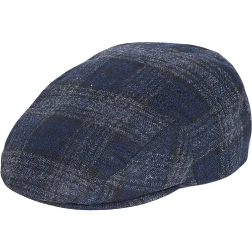 Tartan Fantasy Wool Coppola Hat , male, Sizes: ONE SIZE - Barbour - Modalova