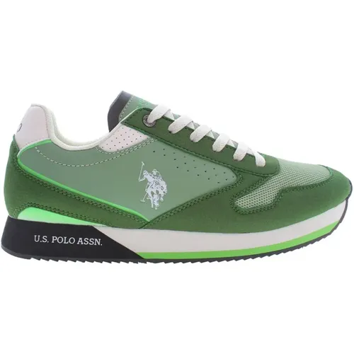 Iconic Logo Sneakers Grün Sportliches Design - U.S. Polo Assn. - Modalova