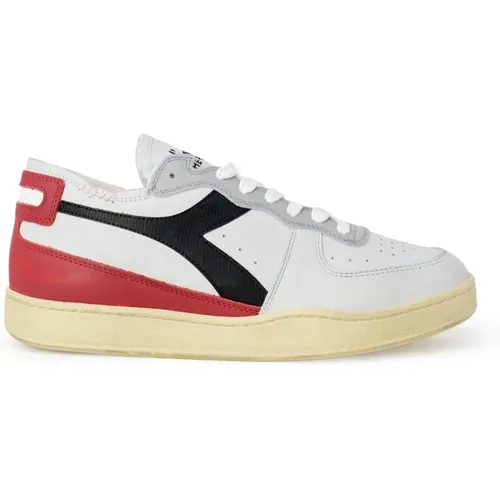 White Leather Sporty Sneakers , male, Sizes: 6 UK - Diadora - Modalova