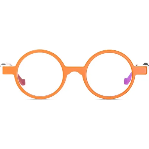 Round Bio-Acetate Glasses , unisex, Sizes: 46 MM - Vava Eyewear - Modalova