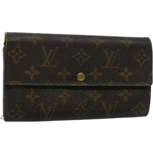 Pre-owned Canvas wallets , female, Sizes: ONE SIZE - Louis Vuitton Vintage - Modalova