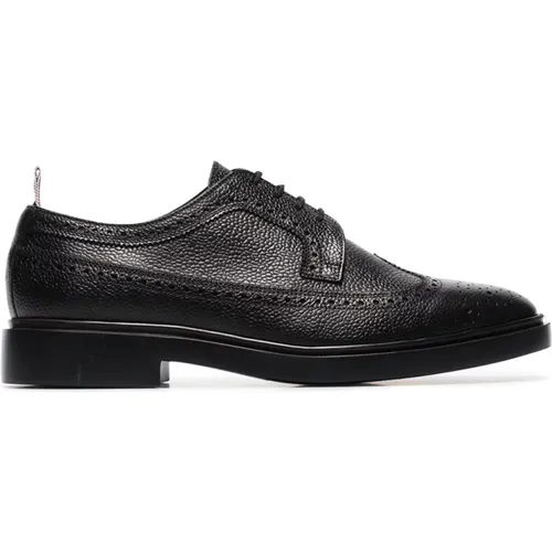 Flat Shoes with Longwing Rubber Sole Brogue , male, Sizes: 10 1/2 UK, 10 UK - Thom Browne - Modalova