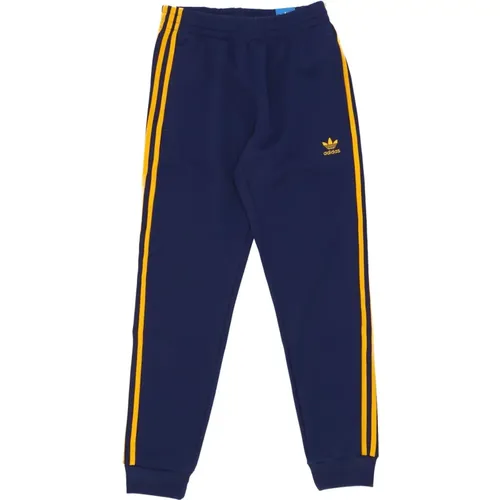 Classic Tracksuit Pants Dark /Yellow , male, Sizes: XL - Adidas - Modalova