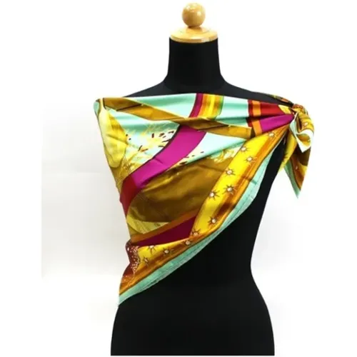 Pre-owned Silk scarves , female, Sizes: ONE SIZE - Cartier Vintage - Modalova