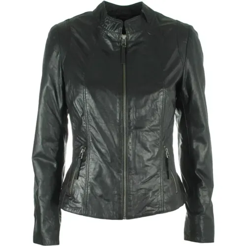 Leather Jacket , female, Sizes: 6XL - Butterfly Copenhagen - Modalova