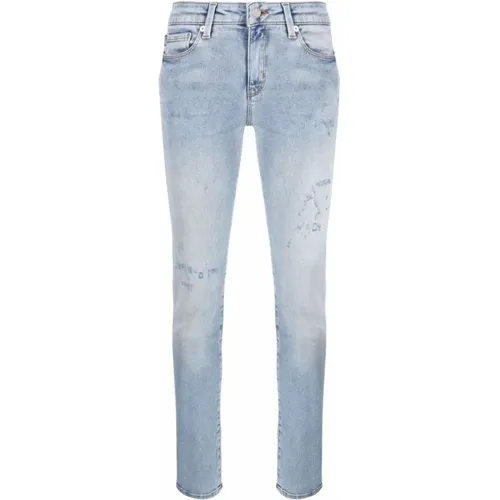 Blaue Skinny Jeans Love Moschino - Love Moschino - Modalova