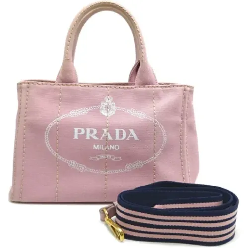 Pre-owned Canvas totes , female, Sizes: ONE SIZE - Prada Vintage - Modalova