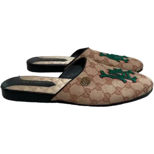 Pre-owned Canvas sandals , female, Sizes: 6 UK - Gucci Vintage - Modalova