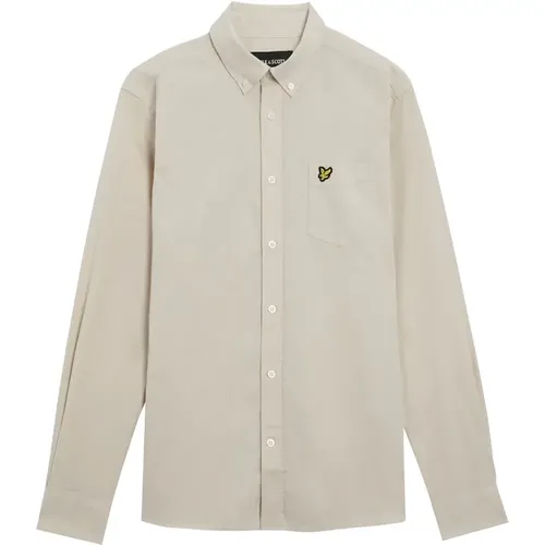 Button Down Linen Shirt Regular Fit , male, Sizes: XL, M, L, 2XL, S - Lyle & Scott - Modalova