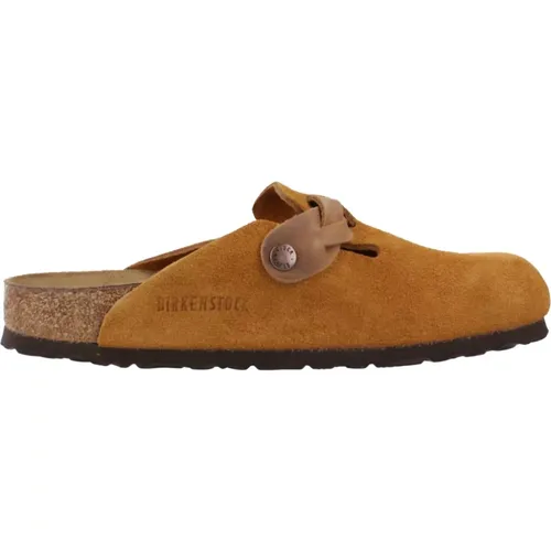 Geflochtene Wildleder Clogs , Damen, Größe: 41 EU - Birkenstock - Modalova