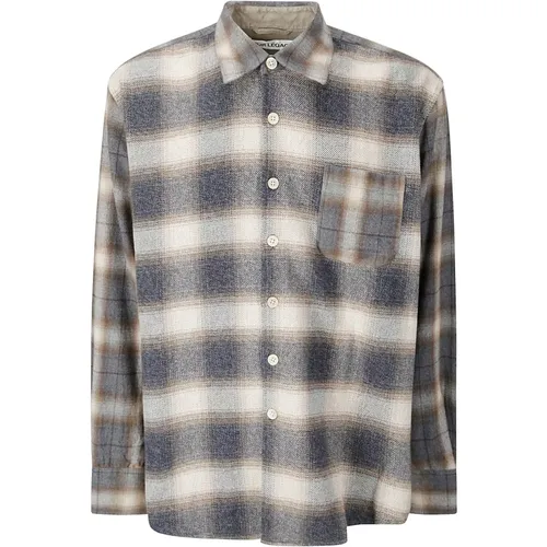 Button Closure Check Shirt with Pocket , male, Sizes: L - Our Legacy - Modalova