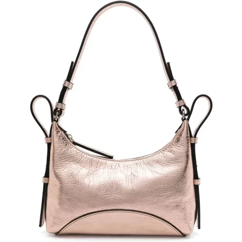 Cracked Metallic Panelled Bag , female, Sizes: ONE SIZE - Zanellato - Modalova