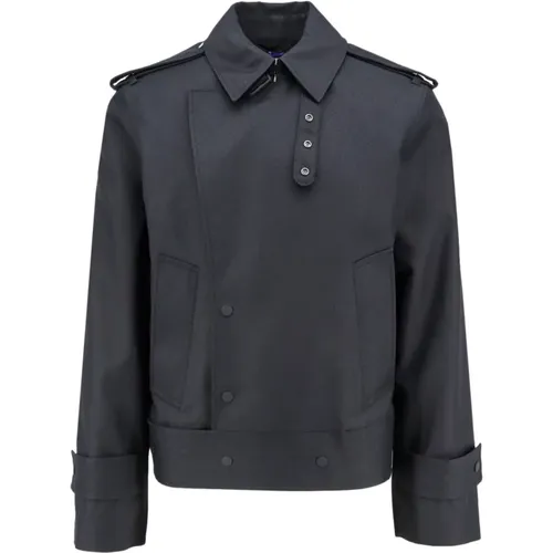 Mens Clothing Jackets Coats Ss24 , male, Sizes: L, M - Burberry - Modalova