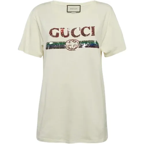 Pre-owned Cotton tops , female, Sizes: S - Gucci Vintage - Modalova