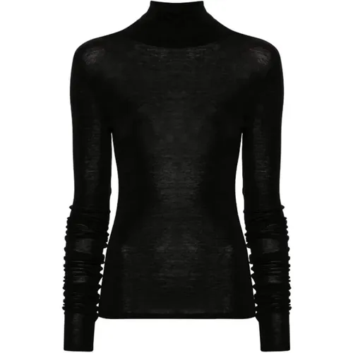 Schwarze Pullover für Frauen , Damen, Größe: M - Elisabetta Franchi - Modalova