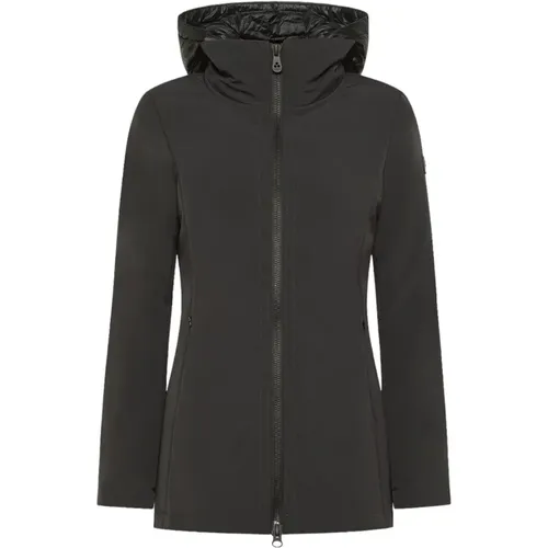Versatile and Trendy Medium-Length Coat , female, Sizes: XS - Peuterey - Modalova
