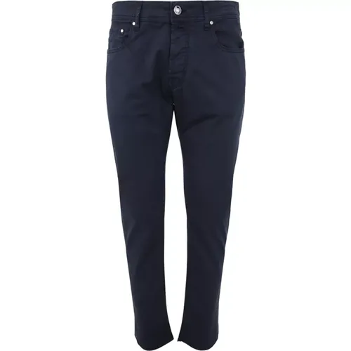 Slim Fit Five Pocket Jeans , male, Sizes: W30 - Jacob Cohën - Modalova