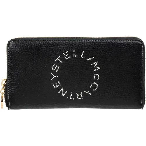 Logo Zip Wallet , female, Sizes: ONE SIZE - Stella Mccartney - Modalova