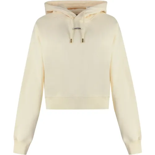 Baumwoll-Ripp-Kapuzenpullover , Damen, Größe: S - Jacquemus - Modalova