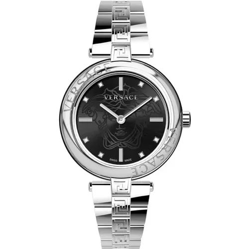 Neue Lady Edelstahl Armbanduhr , Damen, Größe: ONE Size - Versace - Modalova