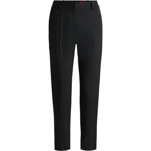 Vielseitige Cropped Hose mit Schlitzen , Damen, Größe: S - Hugo Boss - Modalova