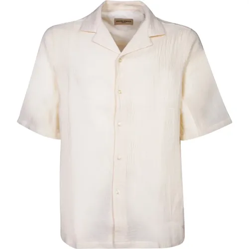 Mens Clothing T-Shirts Polos Ss24 , male, Sizes: L, S - Officine Générale - Modalova