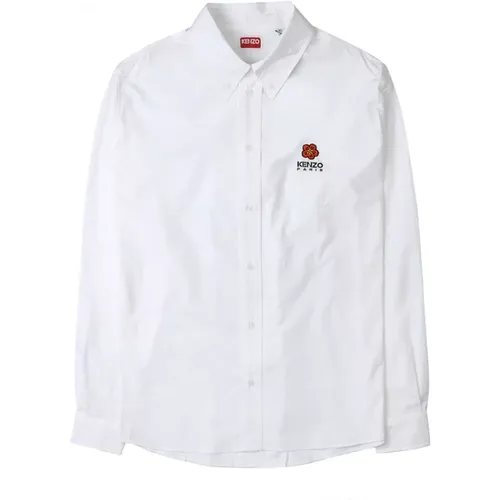 Iconic Poplin Shirt , male, Sizes: XL, M, L, S - Kenzo - Modalova