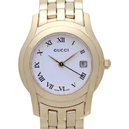 Pre-owned Metal watches , female, Sizes: ONE SIZE - Gucci Vintage - Modalova