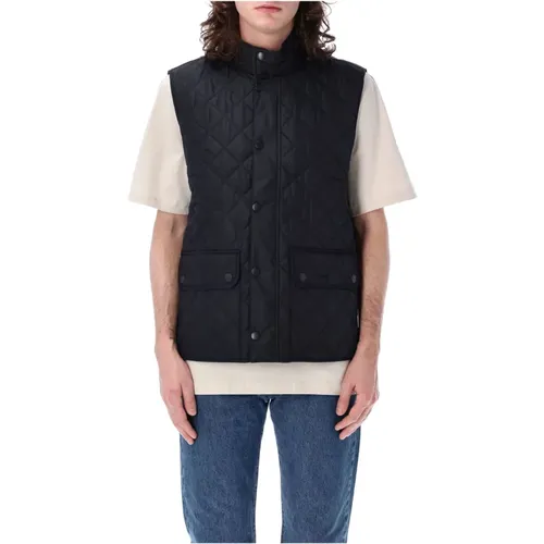 Navy Quilted Sleeveless Gilet Aw24 , male, Sizes: XL, L - Barbour - Modalova