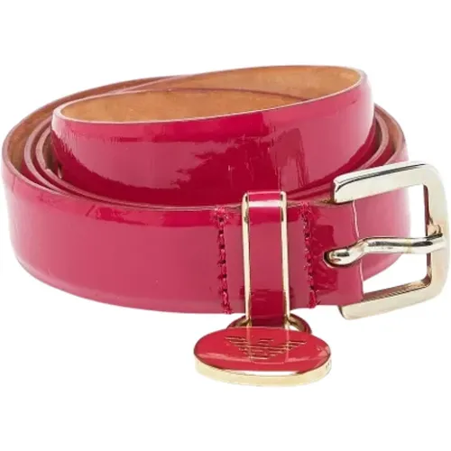 Pre-owned Leather belts , female, Sizes: ONE SIZE - Armani Pre-owned - Modalova
