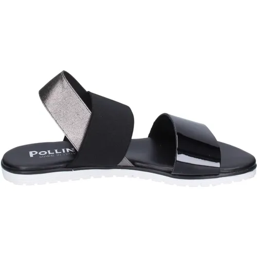 Patent Leather Womens Sandals , female, Sizes: 3 UK - Pollini - Modalova