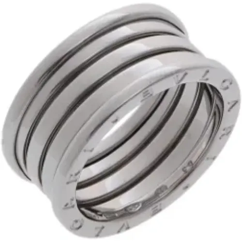 Pre-owned White Gold rings , female, Sizes: ONE SIZE - Bvlgari Vintage - Modalova