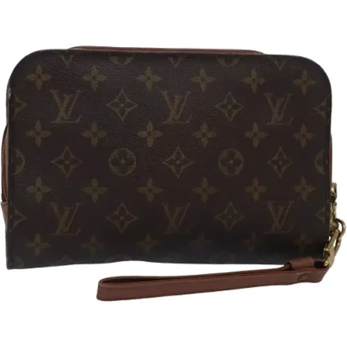 Pre-owned Canvas clutches , female, Sizes: ONE SIZE - Louis Vuitton Vintage - Modalova