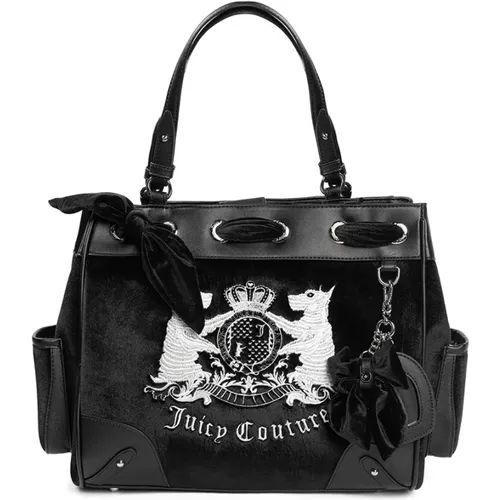 Klassische Schwarze Handtasche - Juicy Couture - Modalova