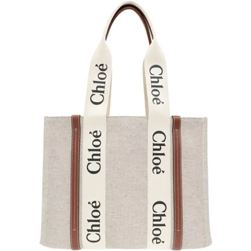 Medium Woody Tote Bag Chloé - Chloé - Modalova